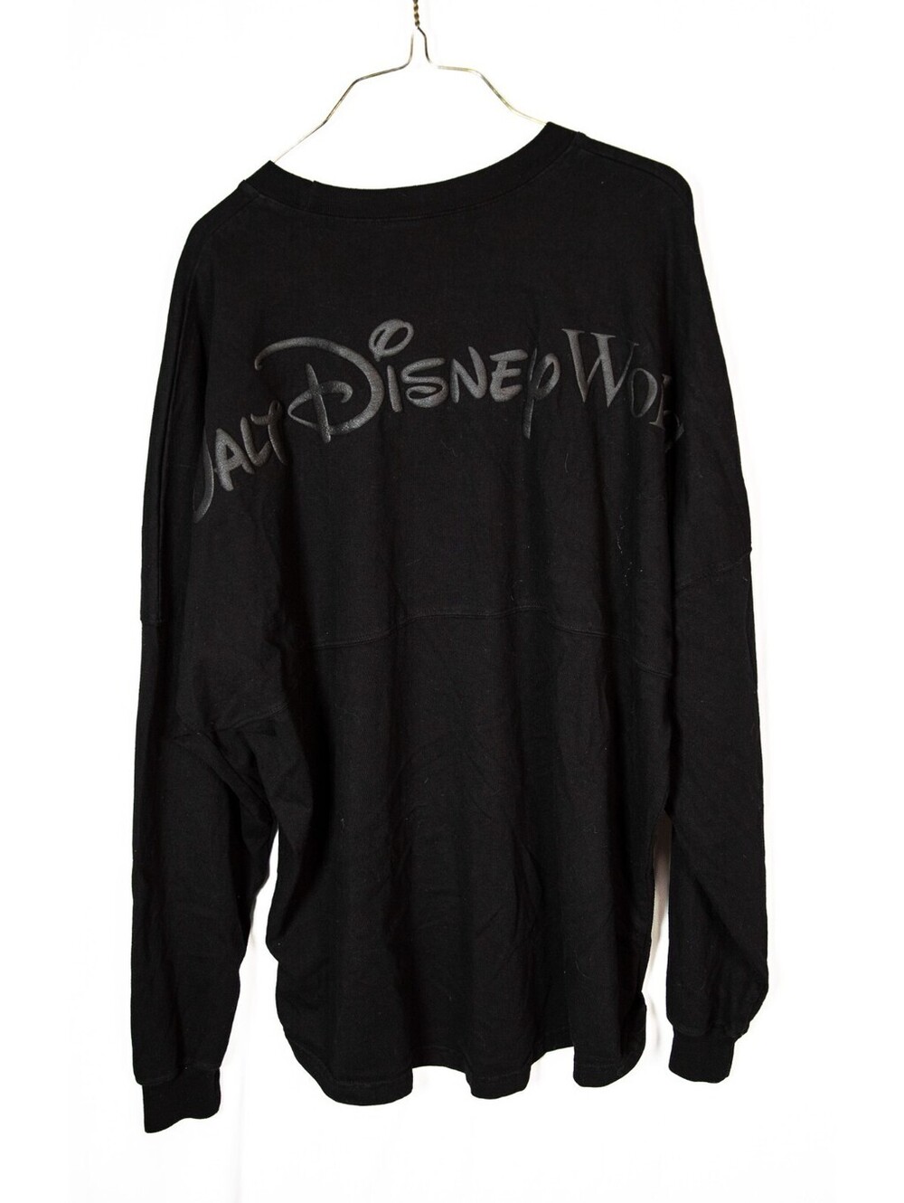 Walt Disney World Monochrome Black on Black Spirit Jersey Size XL Disney Parks